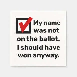 Election Humor 2024 Napkins