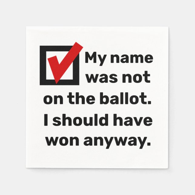 Election Humor 2024 Napkins (Front)