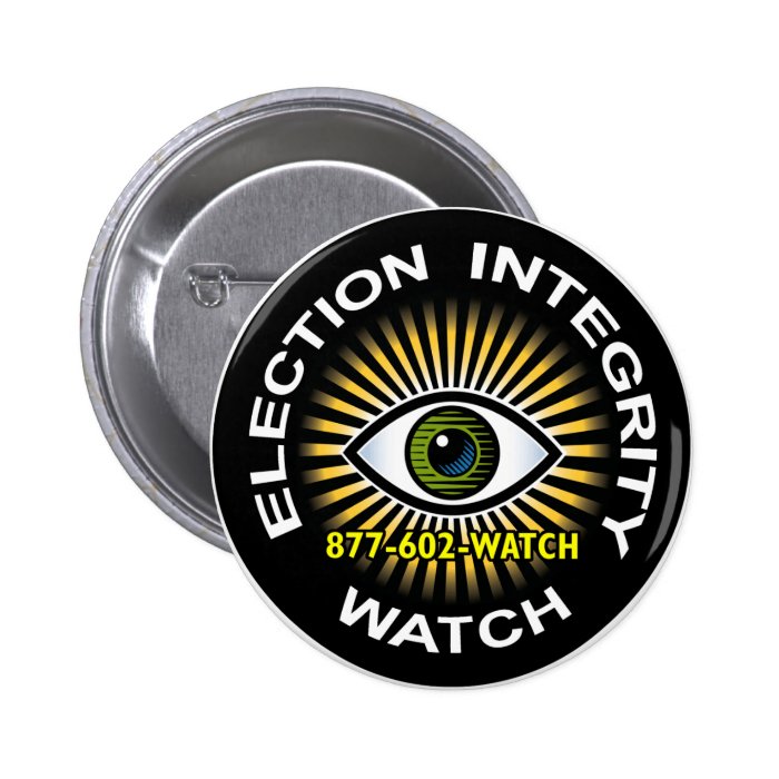 Election Integrity Watch Button