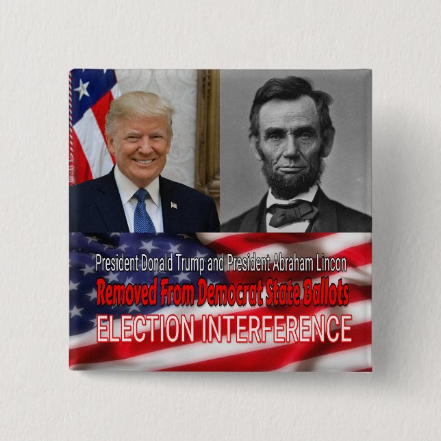 Election Interference Button (Front)
