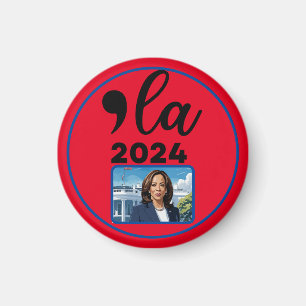Election Kamala Harris 2024 Funny Anti Trump  Magnet