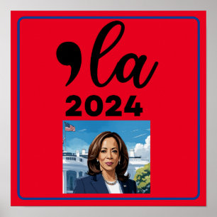 Election Kamala Harris 2024 Funny Anti Trump  Poster