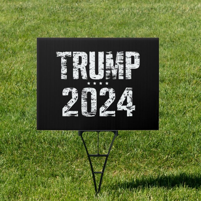 Election Keep America Great Trump 2024  Sign (Insitu)