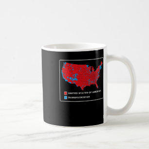 Election Map 2024 United States Of America Dumbfor Coffee Mug