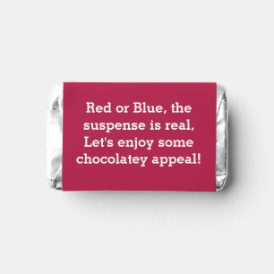 Election Night Party 2024 Red or Blue Funny Hershey's Miniatures
