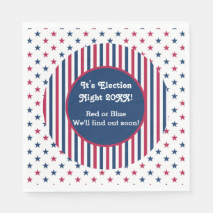 Election Night Party Celebration 2024 Patriotic Napkins