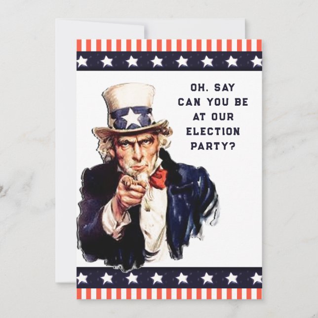 Election Night Party Invitations (Front)