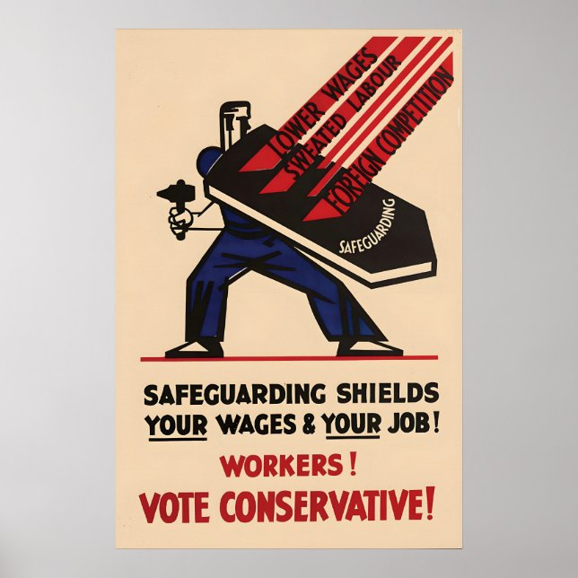 Election Poster British Conservative Party (Front)