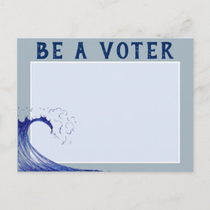 Election Reminder - BE A VOTER! Postcard
