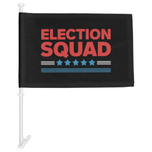 Election Squad 2024 Election Democrat Republican  Car Flag