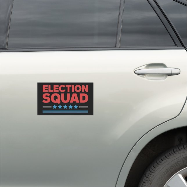 Election Squad 2024 Election Democrat Republican  Car Magnet (In Situ)