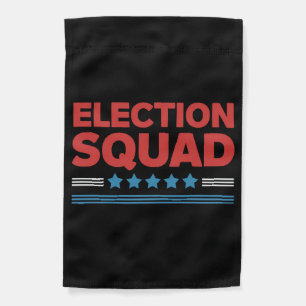 Election Squad 2024 Election Democrat Republican Garden Flag