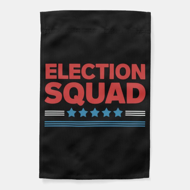 Election Squad 2024 Election Democrat Republican  Garden Flag (Front)