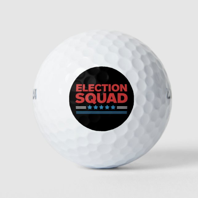 Election Squad 2024 Election Democrat Republican  Golf Balls (Front)