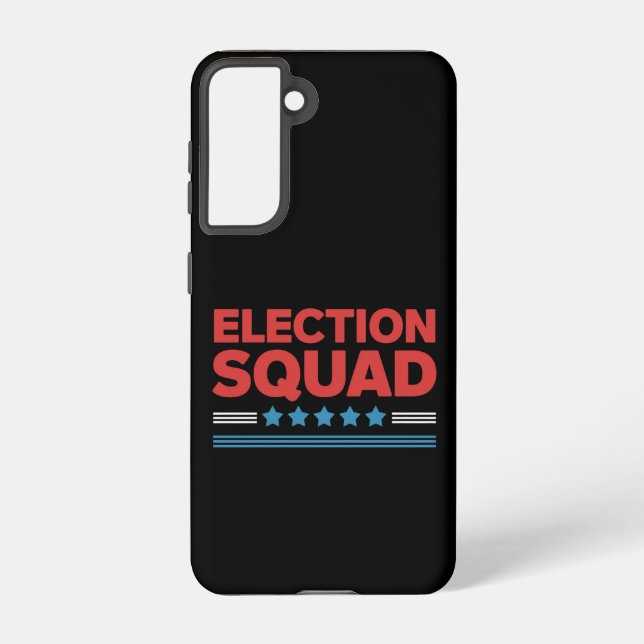 Election Squad 2024 Election Democrat Republican  Samsung Galaxy Case (Back)