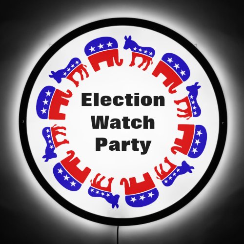 Election Watch Party LED Sign