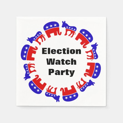Election Watch Party Napkins