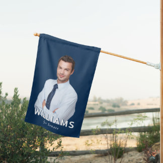 Elections Campaign Candidate Name Photo Slogan House Flag
