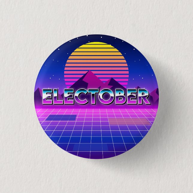 ELECTOBER 24 LOGO BUTTON (Front)