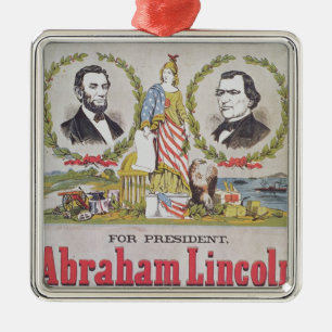 Electoral campaign poster for the Union Metal Ornament