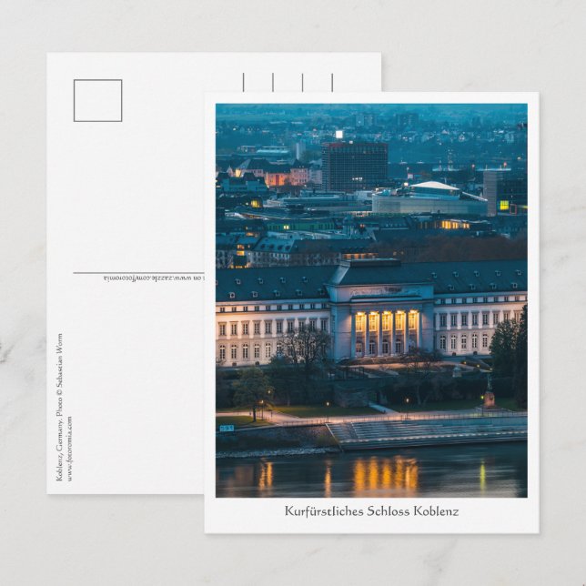  Electoral Palace Koblenz Postcard (Front/Back)