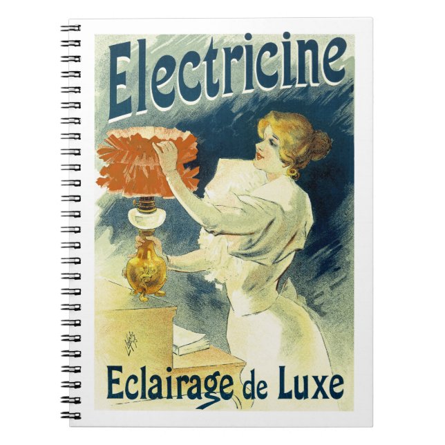 Electracine Luxury Lighting Notebook (Front)