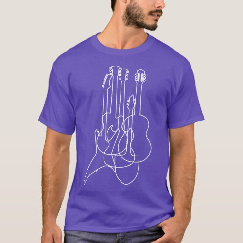 Electric Acoustic Guitars Classical Music Lover Gi T_Shirt