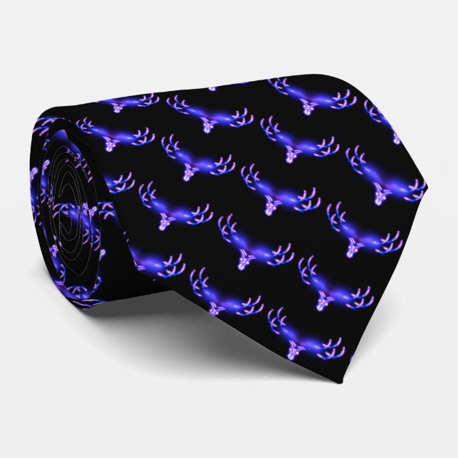 Electric Antlers Tie (Rolled)