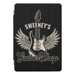 Electric Axe Wings ADD NAME Guitarist Guitar Shop iPad Pro Cover