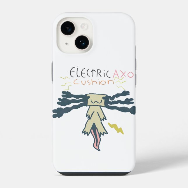 Electric Axo by George Iphone Case (Back)