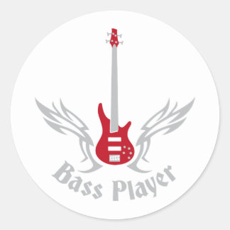 Bass Guitar Stickers | Zazzle