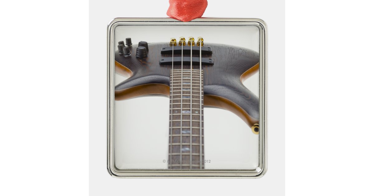 Electric Bass Guitar Metal Ornament Zazzle