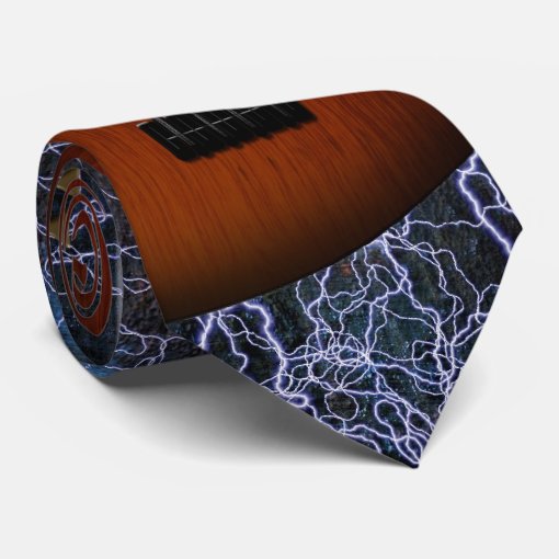 Electric Bass Guitar Neck Tie Zazzle