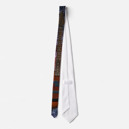 Electric Bass Guitar Neck Tie Zazzle