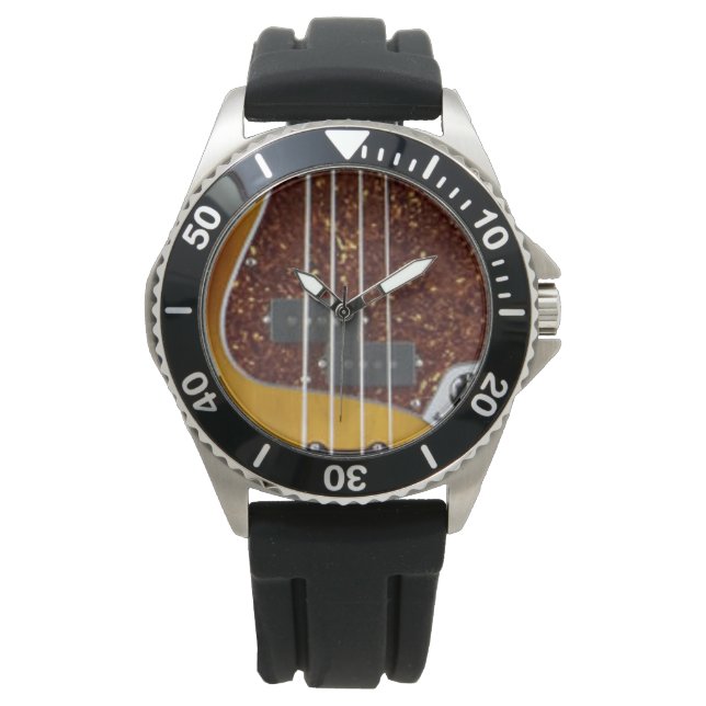 electric bass guitar watch (Front)