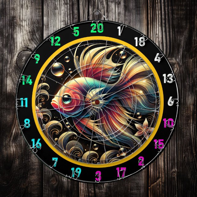 Electric Betta Burst Dartboard Fun (Creator Uploaded)
