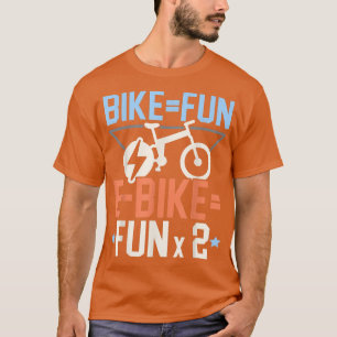 Electric Bicycle E-Bike Ride Bike Lover Bicycling T-Shirt