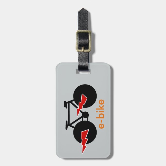 electric-bike  e-bike luggage tag (Front Vertical)