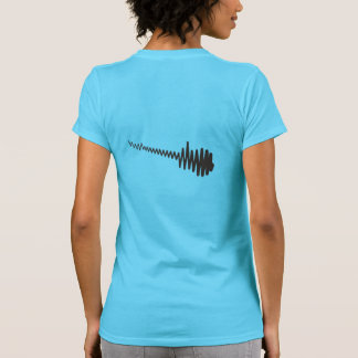 Electric Black Waveform Guitar Sound T-Shirt