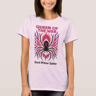 Electric Black Widow Spider T-Shirt