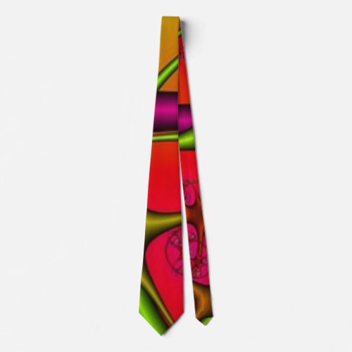 Electric Blended Abstract Modern Trendy Mens Neck Tie