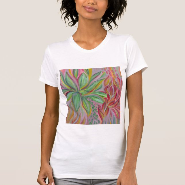 Electric Bloom T Shirt for her (Front)