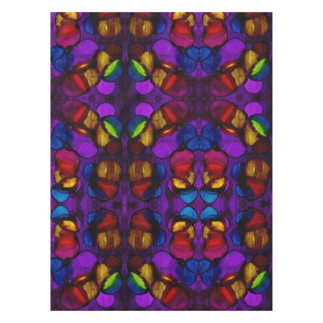Electric Bloom Tablecloth (Front)