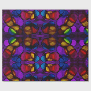 Electric Bloom Wrapping Paper