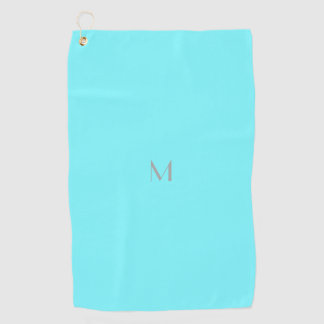electric blue - add monogram golf towel