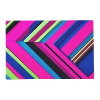  Electric Blue and Pink Placemat