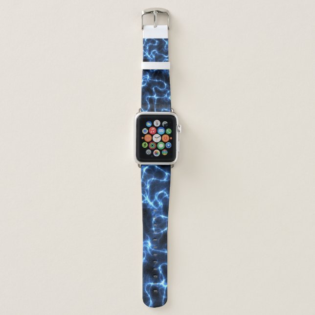 Electric Blue Apple Watch Band (Front)