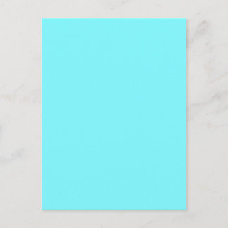 electric blue background postcard