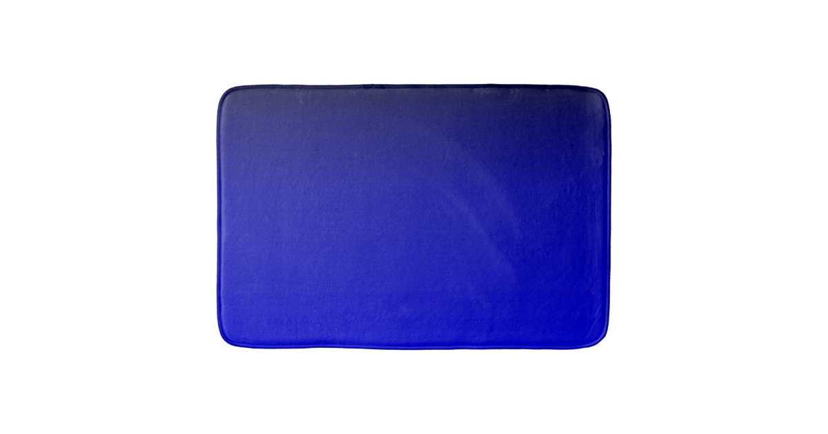 Electric Blue Bathroom Mat Zazzle