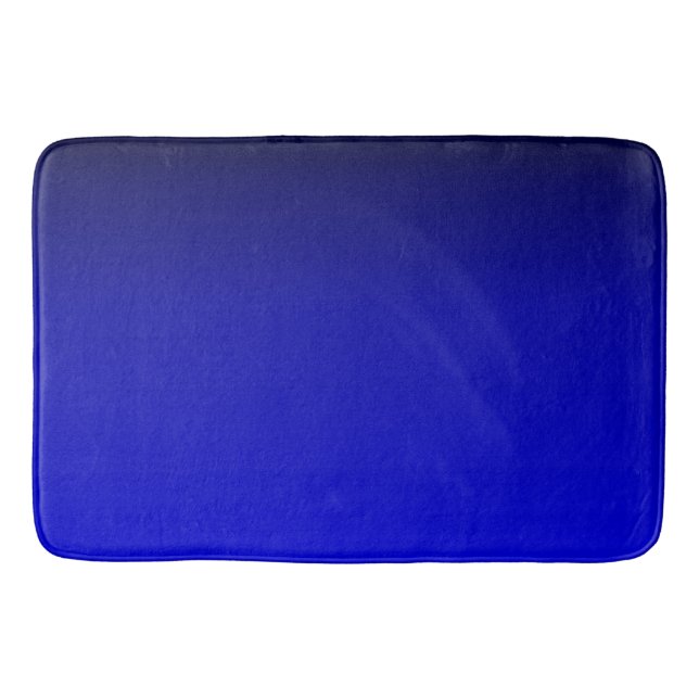Electric Blue Bathroom Mat (Front)